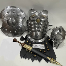 Greek armour gladiator helmet with stand maximus decimus meridians armour picture