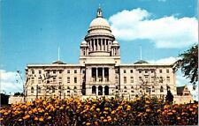 Providence Rhode Island State House Government Building Chrome Postcard picture