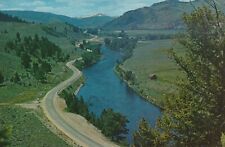 Big Hole Valley Montana River Cliffs Watercress Spring Vintage Chrome Post Card picture