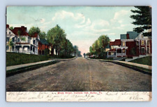 1907. BUTLER, PA. BRADY STREET, INSTITUTE HILL. POSTCARD L29 picture