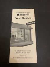 Vintage 1950 Roswell New Mexico Travel Brochure picture