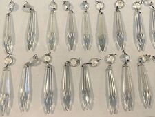 Lot of 30 Crystal SPEAR POINT PRISM Chandelier Crystals picture