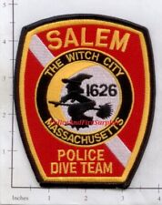Massachusetts - Salem MA Police Dept Dive Team Patch - The Witch City picture