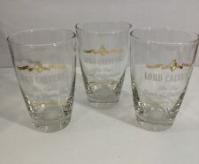Vintage Rare Lord Calvert Whiskey Glasses “ For The Guest Of Distinction” 5”  K1 picture