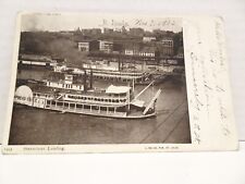 Vintage Postcard Steamboat Landing Spread Eagle St Louis Missouri Travel City picture