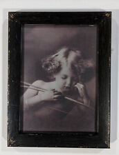 Vintage Antique Cupid Asleep by M.B. Parkinson Framed Photograph picture