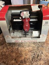 Vintage Mr. Christmas Magical Maestro Mouse 12 Songs. Open Box Works 2004 picture