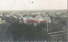 KS, Larned, Kansas, RPPC, Bird's Eye View Of South Half Of City Photo picture