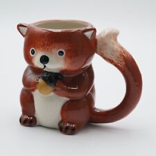 Target Threshold Stoneware Coffee Mug Squirrel Holding Acorn 3D Design picture