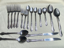 Oneida Northland Stainless Steel Flatware Spring Festival 18 piece set picture