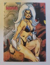 2008 RITTENHOUSE WOMEN OF MARVEL CARD SWIMSUIT EMBOSSED CHASE S1 Black Cat picture