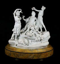 Large Antique Sevres Bisque Porcelain Sculpture Group Dionisius 19th century Old picture