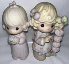precious-moments - figurines bridesmaids and love  hearts  picture