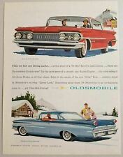 1959 Print Ad Oldsmobile Super 88 Holiday SportSedan & Dynamic SceniCoupe picture