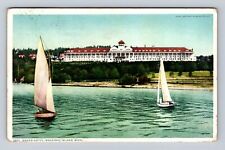 Mackinac Island MI-Michigan, Grand Hotel, Advertisement, Vintage c1910 Postcard picture