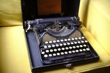 Vintage 1920's Smith & Corona Black Gold Portable Typewriter picture