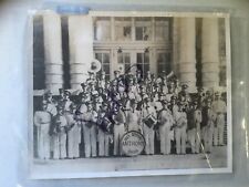 Vintage High School Band Photo Early 1900's Anthony Old Copy Cross in Window picture