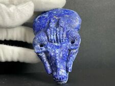 A Rare Lapis lazuli of God of the source of the Nile KHNUM , Handmade STATUE picture