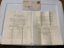 1944 Depaul University Chicago, IL 2 Applications Polish Relief Aide Program WW2 picture
