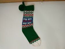 VTG Hallmark Knit Christmas Stocking 1982 19