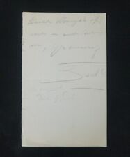 1887 Prince Francis Duke of Teck Count Hohenstein Signed Royal Document Letter  picture