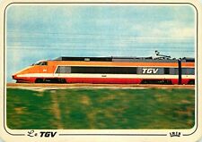 Postcard French TGV High Speed Train #1 - used in 1987 picture
