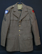 WWII US Army XXIV 24th Corps 7th Infantry Division Corporal Class A Uniform 39L picture