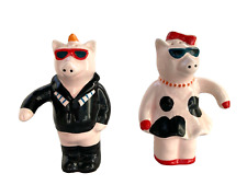 Retro Hipsters Pig Couple 4