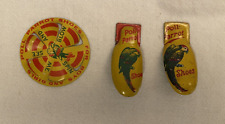 Vintage Adv Clicker/Noisemaker ~ Poll Parrot - set of 3 picture