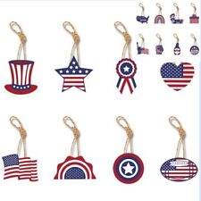 16 Pcs Independence Day Hanging - 4th of July Ornament - Patriotic Hanging...  picture