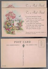 3 1950'S A REAL FRIEND BLESSED BE THE LORD WHO DAILY LOADS US WITH BENEFITS PC picture
