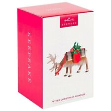 Father Christmas Reindeer Hallmark 2022 Limited Ed. NIB NEW  Very Nice Ornament picture