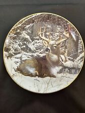 Danbury Mint Pride of the Wilderness Plate “Winter Stag” by Bob Travers (1992) picture