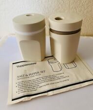 Vintage 1980s New Tupperware Salt And Pepper Shakers Set picture