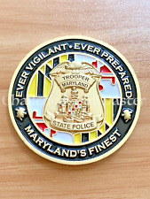 F2 Maryland State Police 100th Anniversary Challenge Coin picture