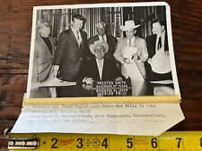 1969 Photograph Texas Governor with Bob Wills & Texas Ritter + picture