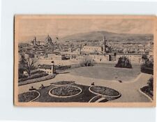 Postcard Panorama of Piazzale Michelangelo Florence Italy picture