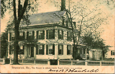 Brunswick Maine ME Home of Uncle Tom's Cabin Book Written Vintage 1907 Postcard picture