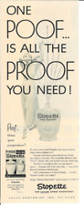 1955 STOPETTE The Lotion Spray Deodorant Jules Montenier Bottle Vintage Print Ad picture
