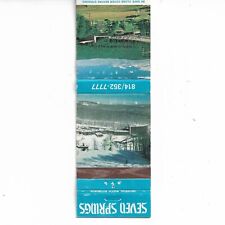 Seven Springs Resort Matchbook Cover Champion Pennsylvania Vintage Travel picture