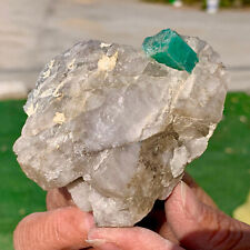 214G  Natural Rare Emerald Gem CrystalMineral Specimen/China picture