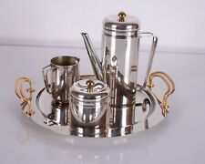 Vintage PM Italy Silver Plate Coffee Set Mid-Century MCM picture
