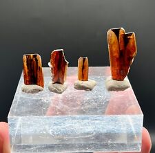 3 Gram Beautiful 4 Crystals Of Brookite From Baluchistan Pakistan. picture
