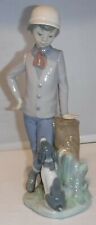 1983 NAO Lladro MUTUAL CONTEMPLATION Boy with Dog 9