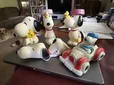 Vintage Vinyl Snoopy/Peanuts Squeaky Toy Lot picture