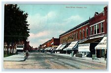 1912 Main Street View Store Front Decatur Indiana IN Posted Antique Postcard picture