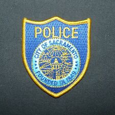 Original California City of Sacramento Police Embroidered Ball Cap Patch picture