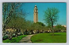 Baton Rouge LA-Louisiana L.S.U. Campus, Campanile Clock Tower, Vintage Postcard picture