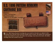 U.S. 1896 Pattern Revolver Cartridge Box  Atlas Classic Firearms Card picture