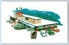 Atlantic Beach North Carolina NC Postcard Archie Fleming's Restaurant Seafood picture